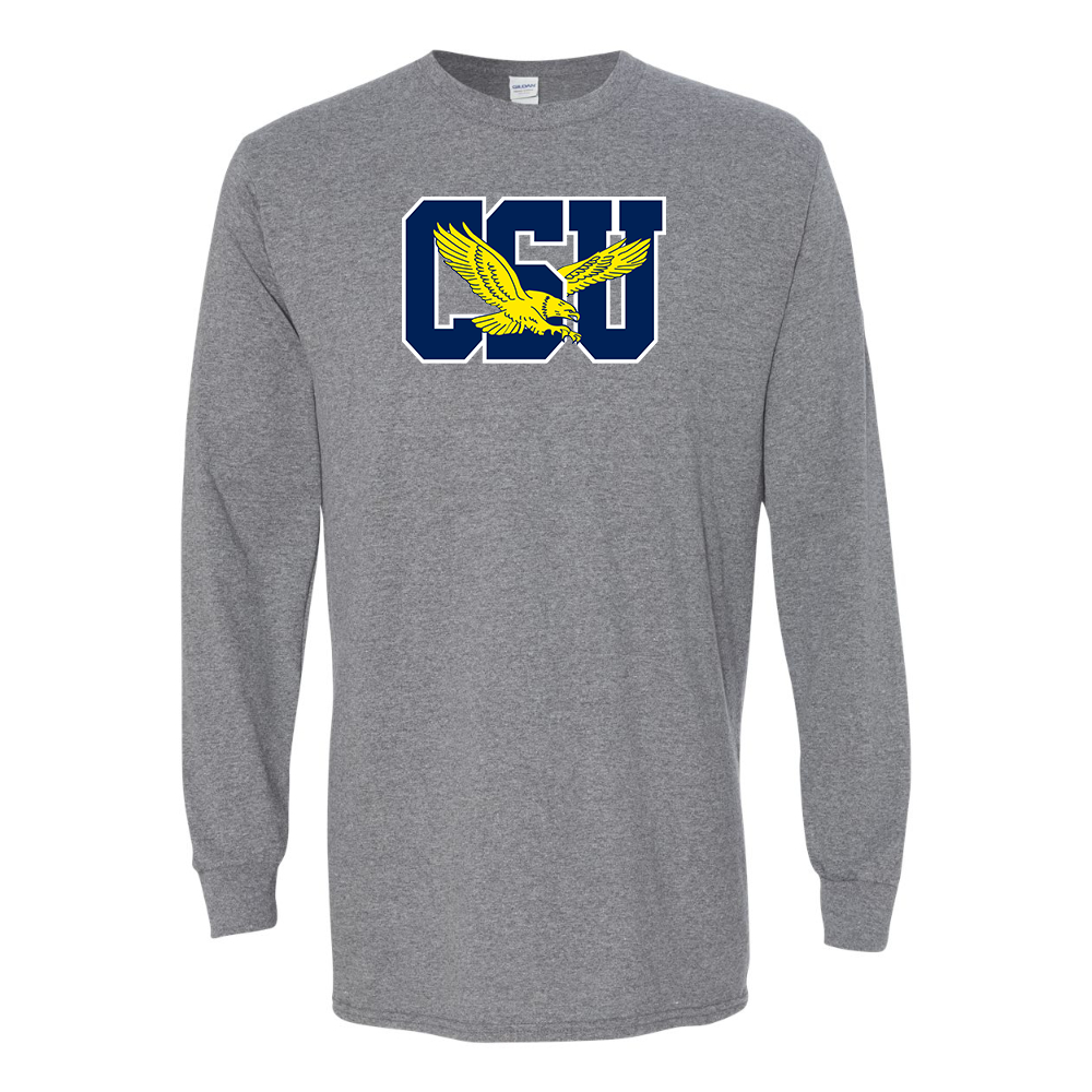 Men's Coppin State Eagles Gildan Heavy Cotton Long Sleeve T-Shirt