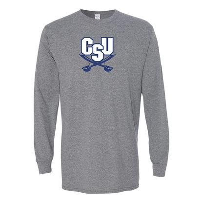 Men's CSU Buccaneers  Gildan Heavy Cotton Long Sleeve T-Shirt
