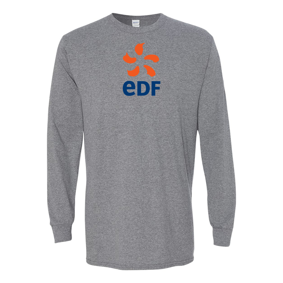 Men's Edf Gildan Heavy Cotton Long Sleeve T-Shirt