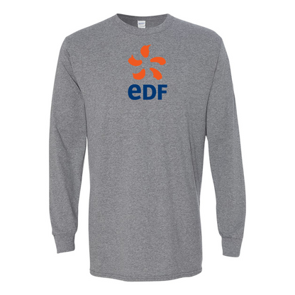 Men's Edf Gildan Heavy Cotton Long Sleeve T-Shirt