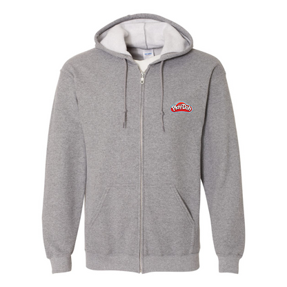 Men's Play Doh Gildan  Heavy Blend Full Zip Hooded Sweatshirt