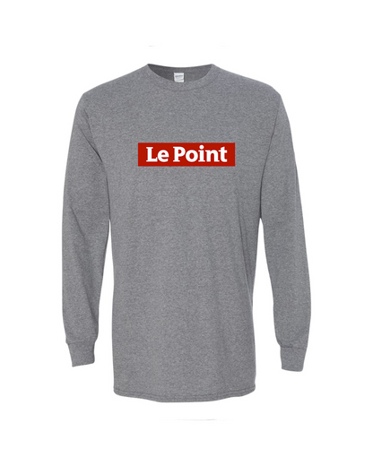 Men's  Le Point Gildan Heavy Cotton Long Sleeve T-Shirt