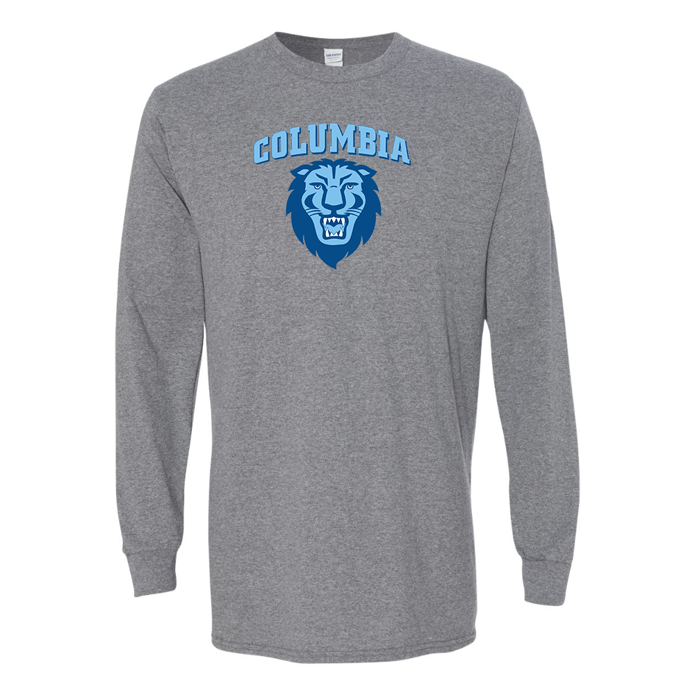 Men's Columbia Lions Gildan Heavy Cotton Long Sleeve T-Shirt