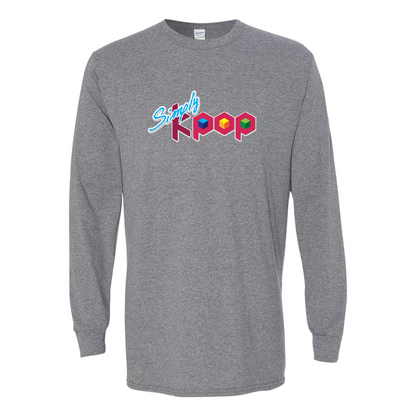 Men's  Simply Kpop  Gildan Heavy Cotton Long Sleeve T-Shirt