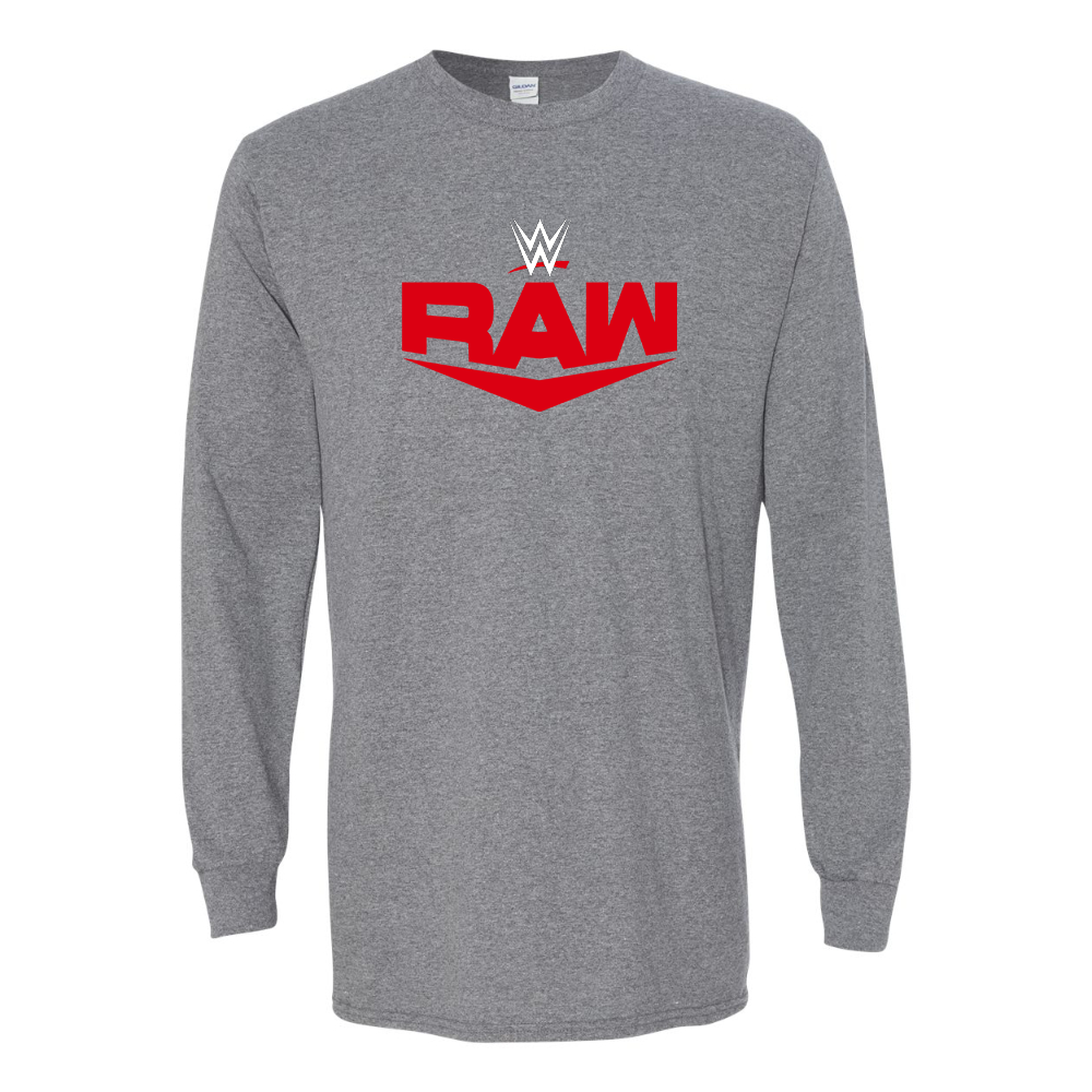 Men's  WWE Raw  Gildan Heavy Cotton Long Sleeve T-Shirt