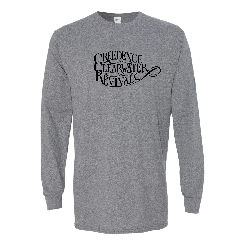Men's Creedence Clearwater Revival Gildan Heavy Cotton Long Sleeve T-Shirt