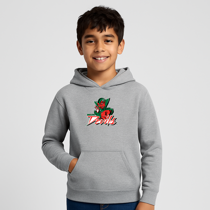 Youth MVSU Delta Devils Logo Pullover Hoodie