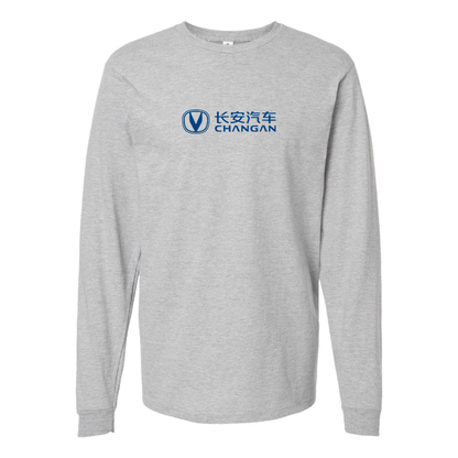Youth Changan Logo Cotton Long Sleeve T-Shirt