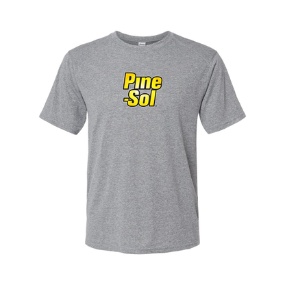 Men's Pine Sol Logo Polyester T-Shirt