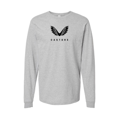 Youth Castore Logo Cotton Long Sleeve T-Shirt