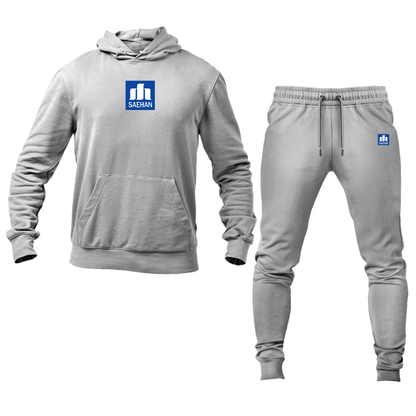 Men's Saehan Motors Logo Hoodie Joggers Set