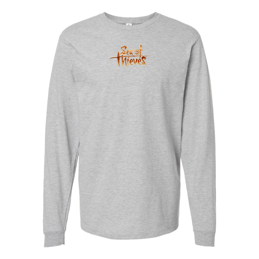 Youth Sea Of Thieves Logo Cotton Long Sleeve T-Shirt