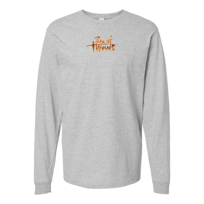 Youth Sea Of Thieves Logo Cotton Long Sleeve T-Shirt
