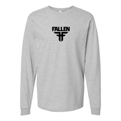 Youth Fallen Logo Cotton Long Sleeve T-Shirt