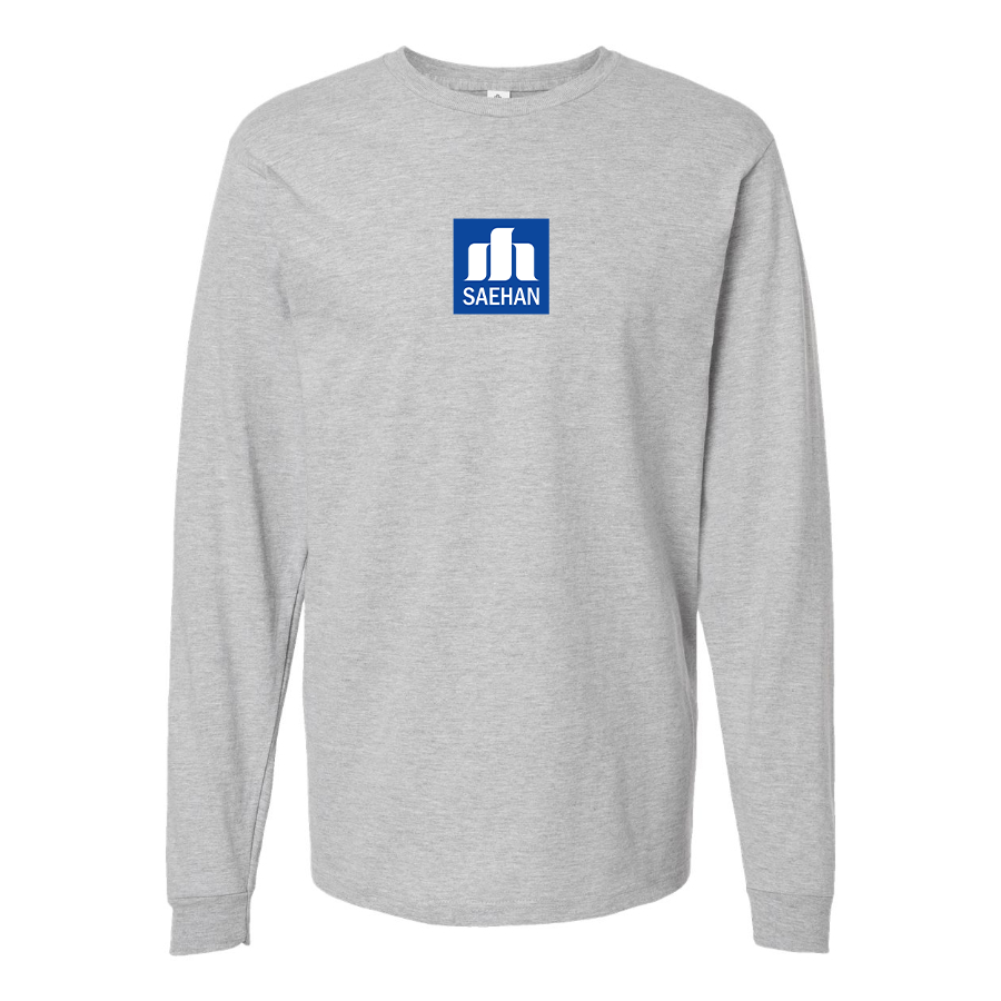 Youth Saehan Motors Logo Cotton Long Sleeve T-Shirt
