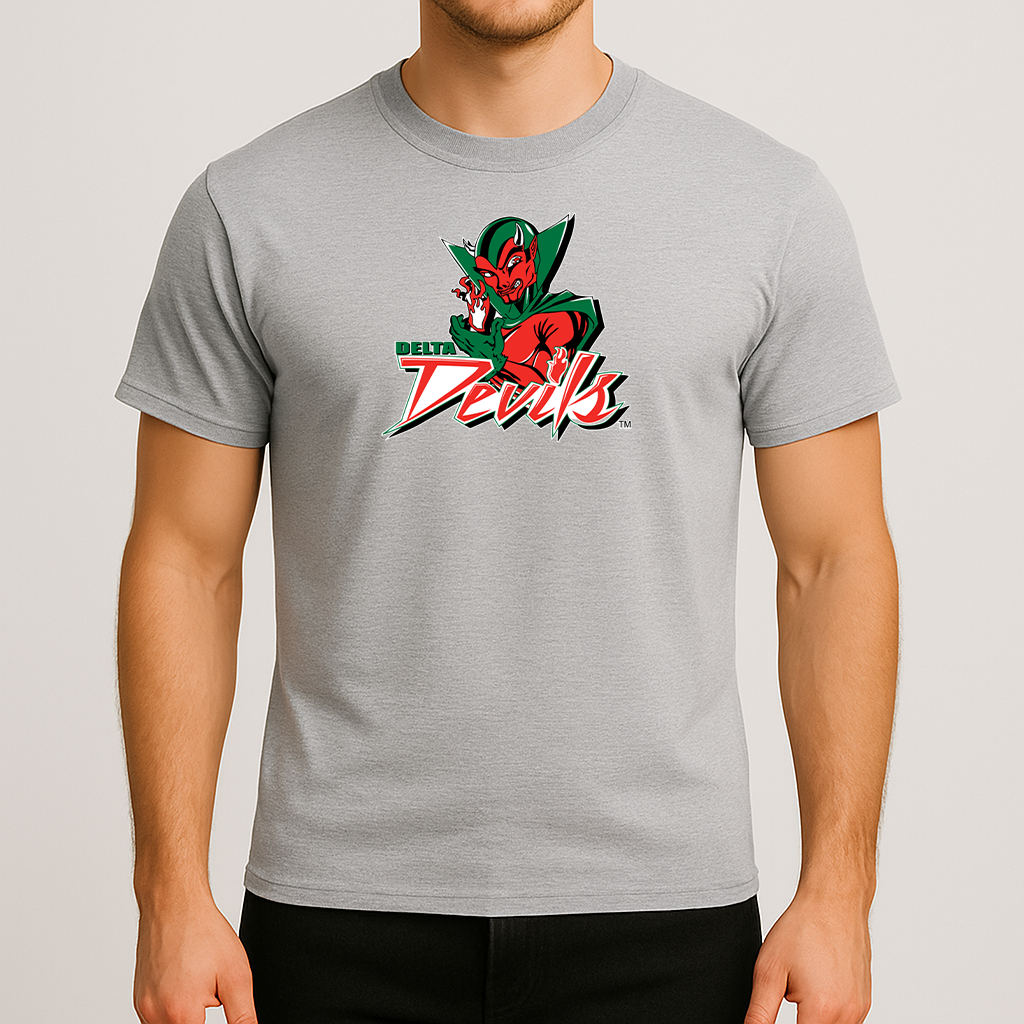 Men's MVSU Delta Devils Logo Cotton T-Shirt