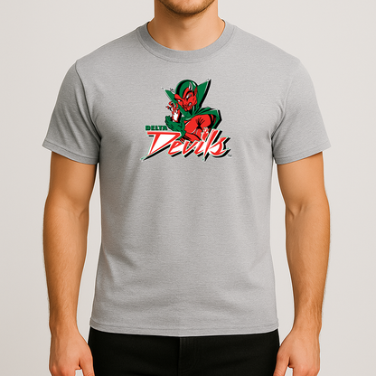Men's MVSU Delta Devils Logo Cotton T-Shirt