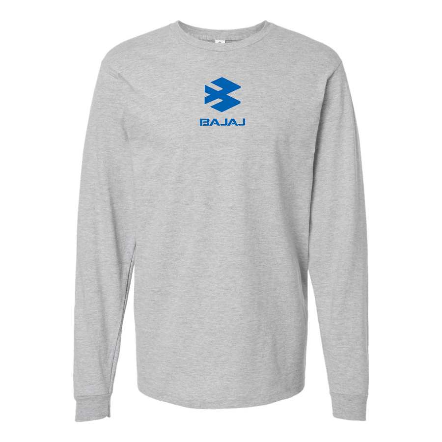 Youth Bajaj Logo Cotton Long Sleeve T-Shirt