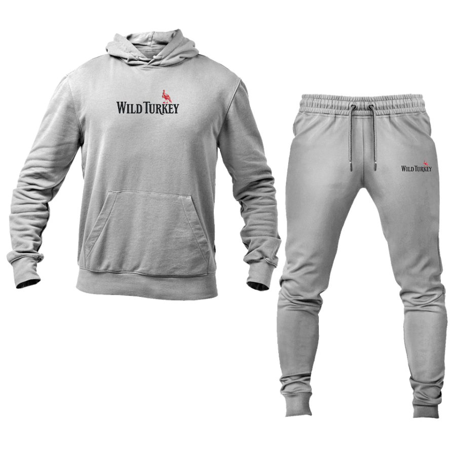 Men's Wild Turkey Logo Hoodie Joggers Set