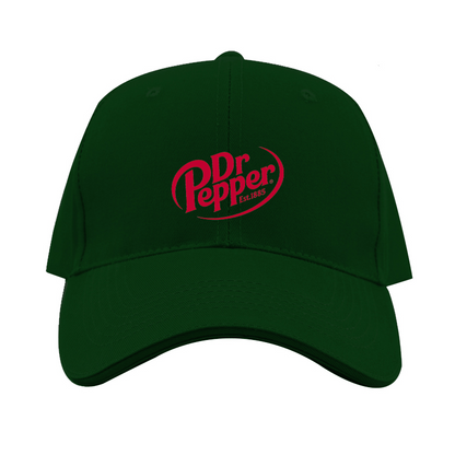 Dr Pepper Logo  Dad Baseball Cap Hat