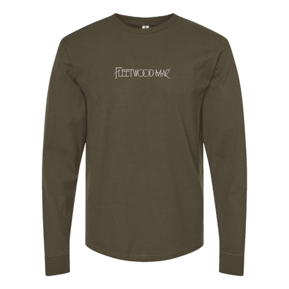Men's Fleetwood Mac  Logo Cotton Long Sleeve T-Shirt