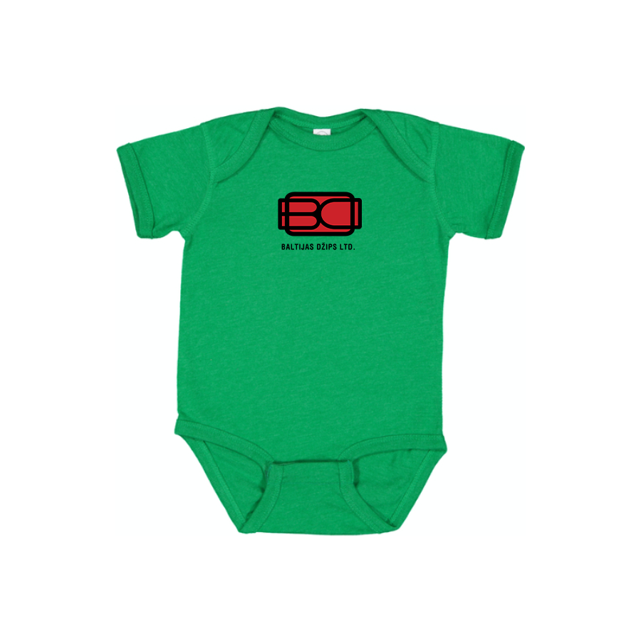 Baltijas Dzips Logo Baby Romper Onesie