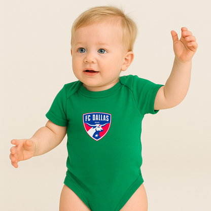 FC Dallas Soccer Logo Baby Romper Onesie