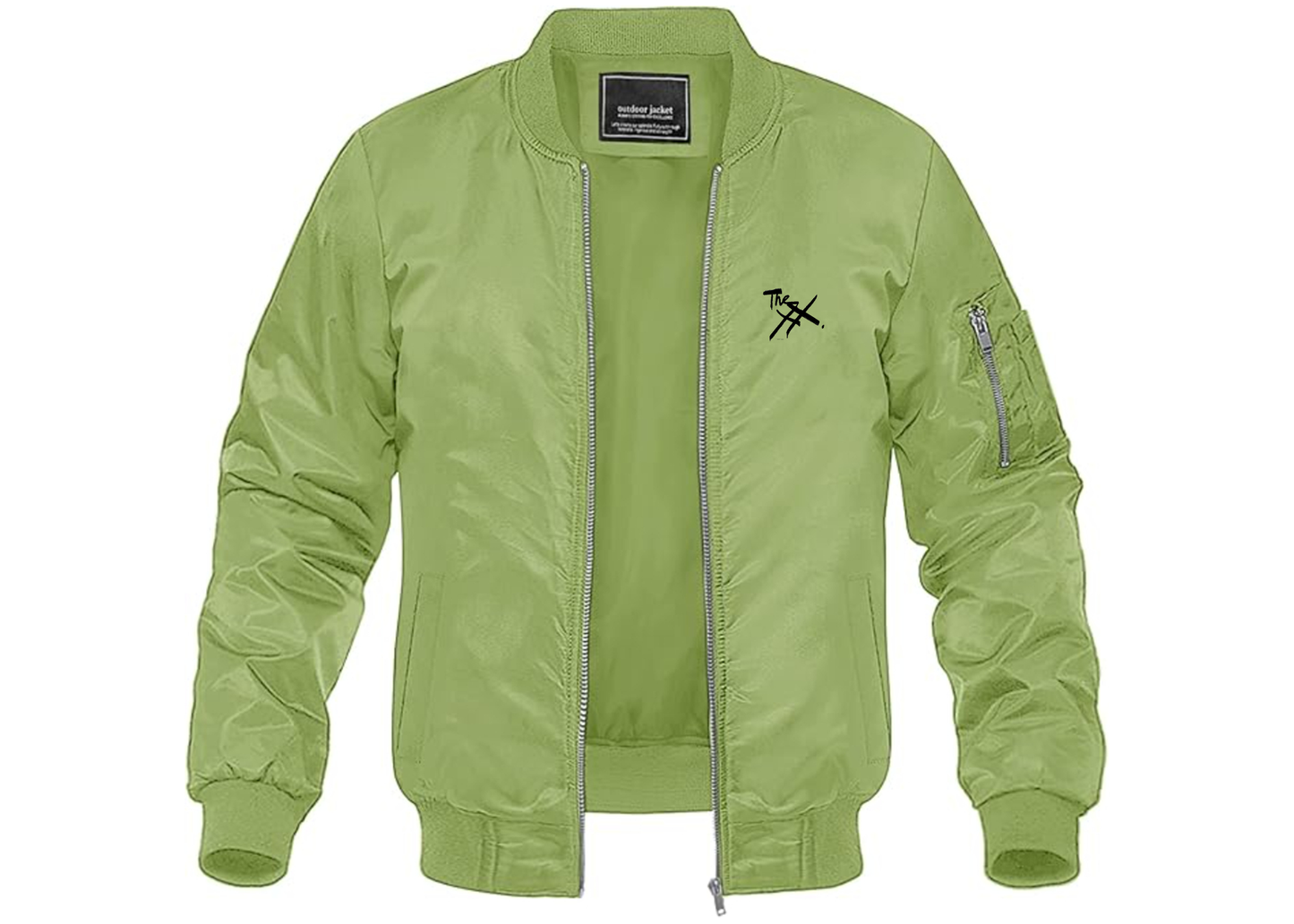 Men's The xx Logo Lightweight Bomber Jacket Windbreaker Softshell Varsity Jacket Coat