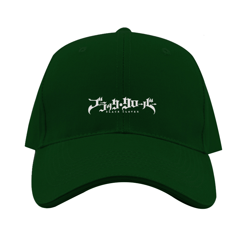Black Clover  Logo  Dad Baseball Cap Hat