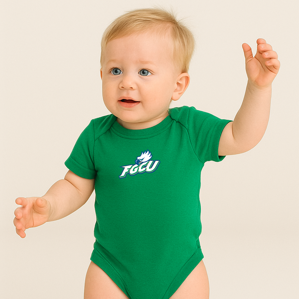 Florida Gulf Coast Eagles Logo Baby Romper Onesie