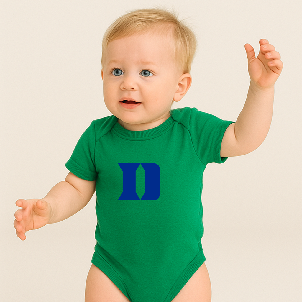 Duke Blue Devils Logo Baby Romper Onesie