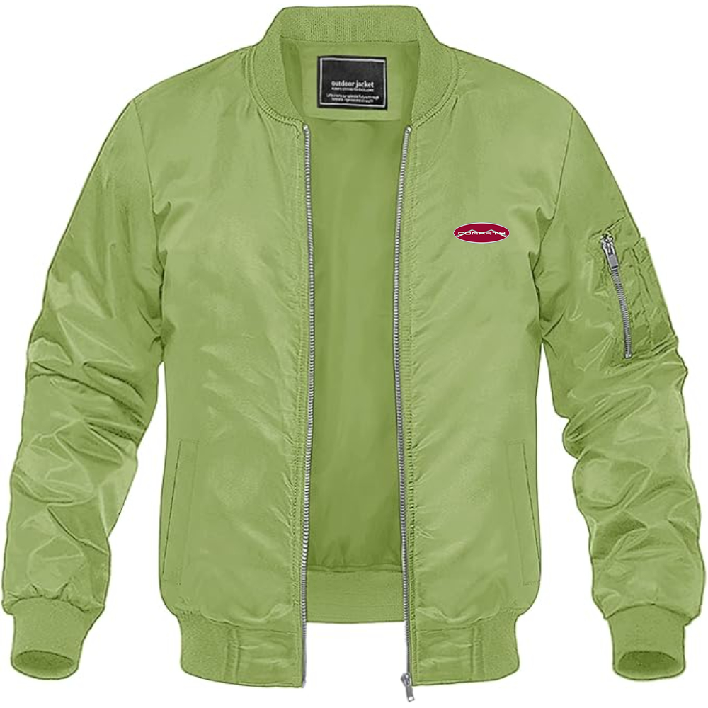 Men's Comarth Logo Lightweight Bomber Jacket Windbreaker Softshell Varsity Jacket Coat