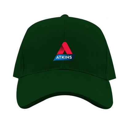 Atkins Logo  Dad Baseball Cap Hat