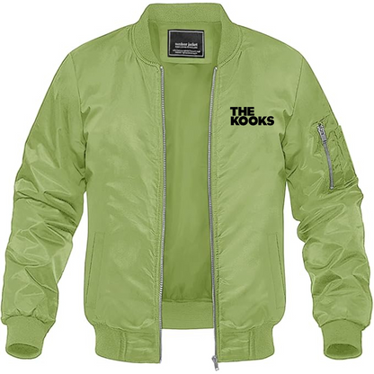 Men's The Kook  Lightweight Bomber Jacket Windbreaker Softshell Varsity Jacket Coat