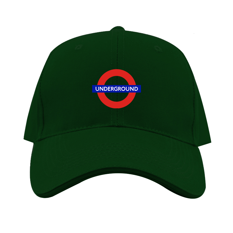 London Tube Logo  Dad Baseball Cap Hat