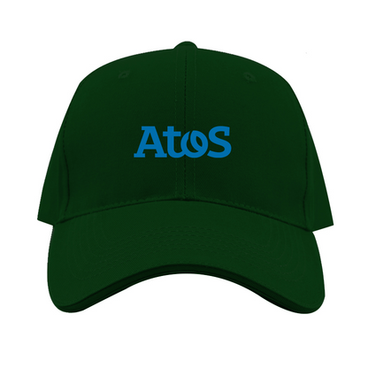 Atos Logo  Dad Baseball Cap Hat
