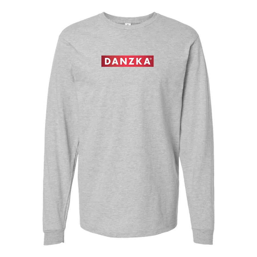 Men's Danzka  Logo Cotton Long Sleeve T-Shirt