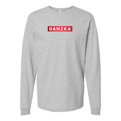 Men's Danzka  Logo Cotton Long Sleeve T-Shirt