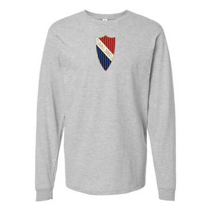 Youth Oakland Logo Cotton Long Sleeve T-Shirt