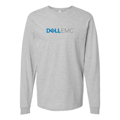 Men's EMC Logo Cotton Long Sleeve T-Shirt