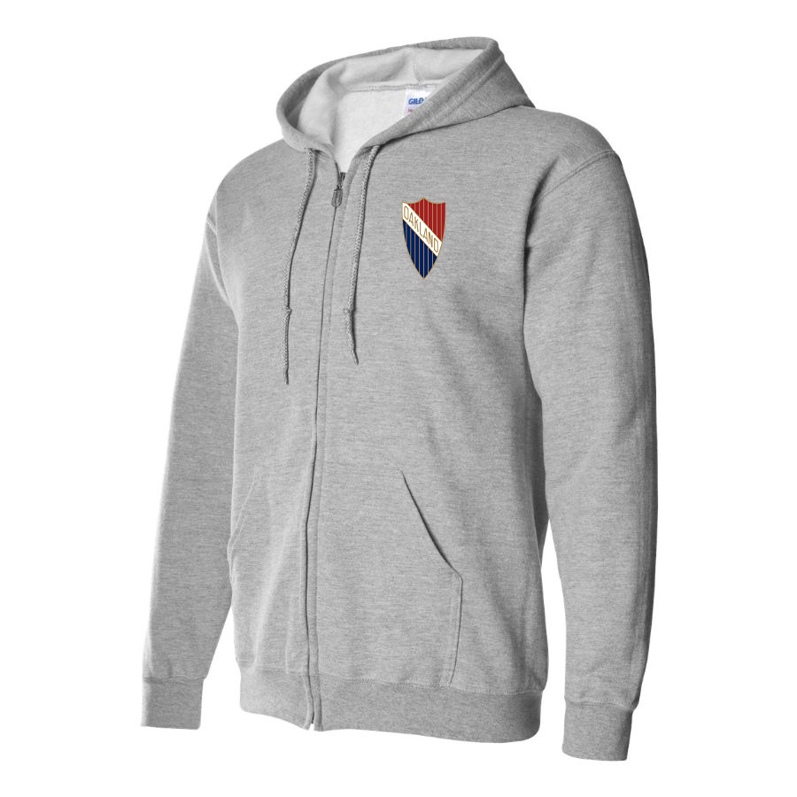 Men's Oakland Logo Zipper Hoodie