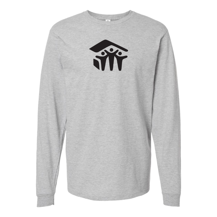 Men's Habitat for Humanity  Logo Cotton Long Sleeve T-Shirt