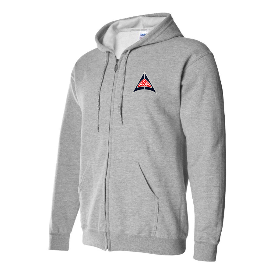 Men's ASA Logo Zipper Hoodie