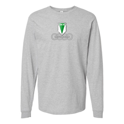 Men's DKW Logo Cotton Long Sleeve T-Shirt