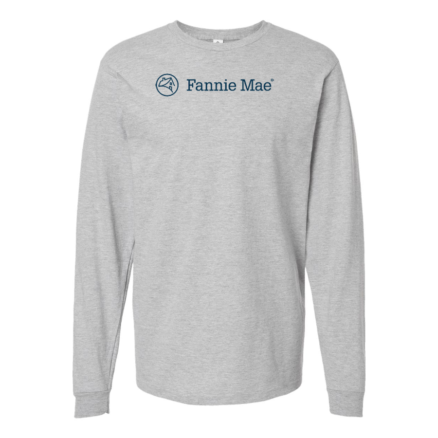 Men's  Fannie Mae Logo Cotton Long Sleeve T-Shirt