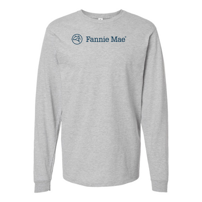 Men's  Fannie Mae Logo Cotton Long Sleeve T-Shirt