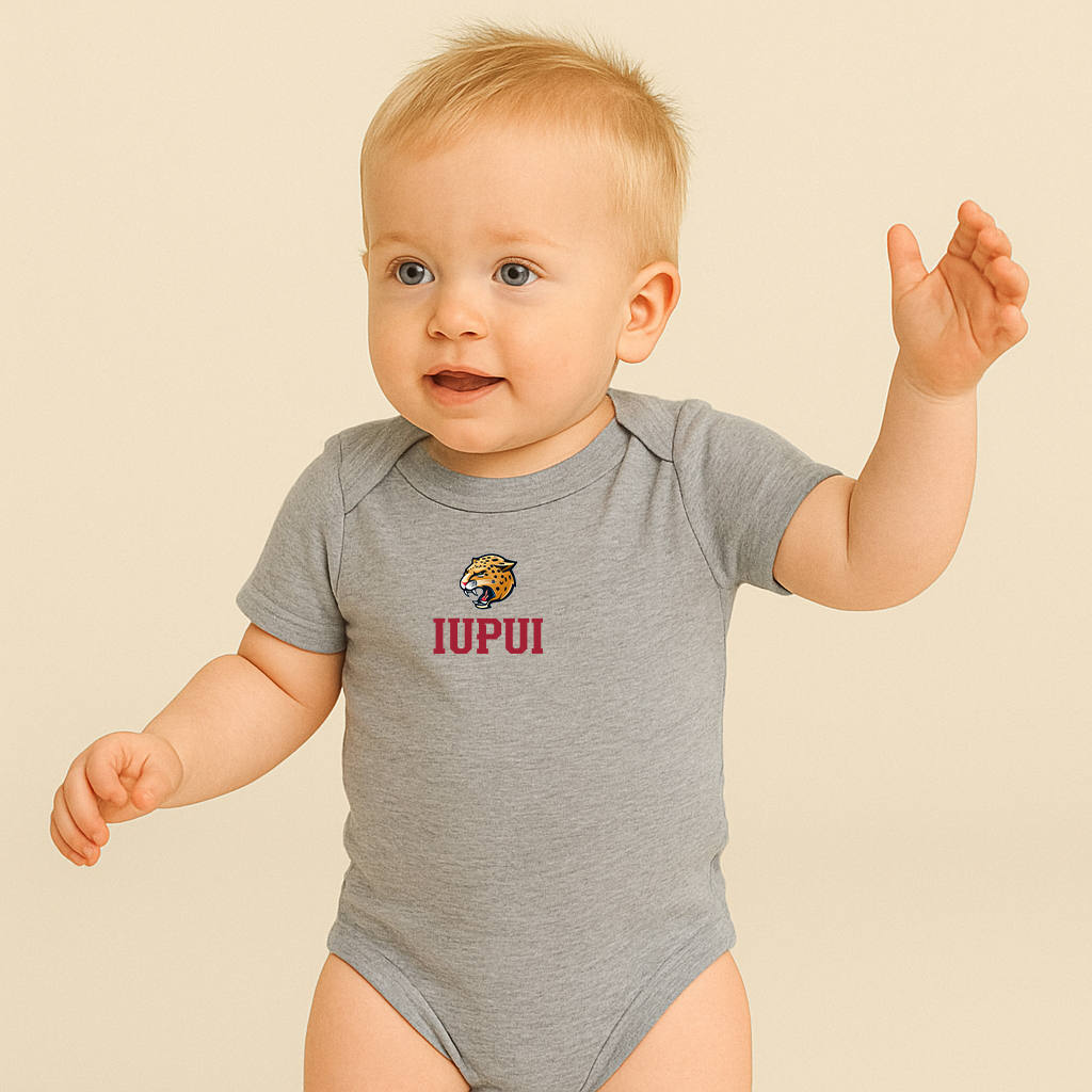 IUPUI Jaguars Logo Baby Romper Onesie