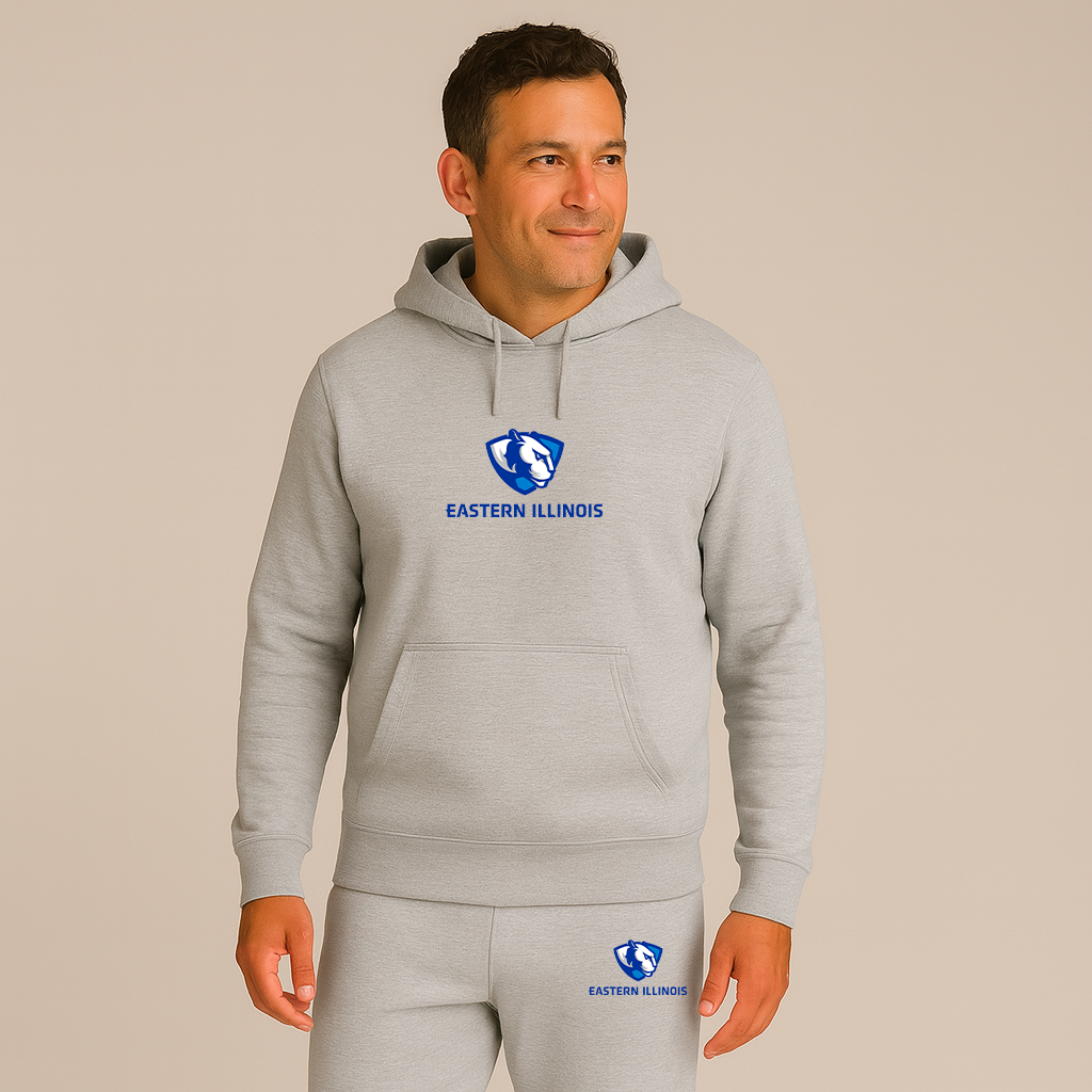 Men's Eastern Illinois Panthers Logo Hoodie Joggers Set