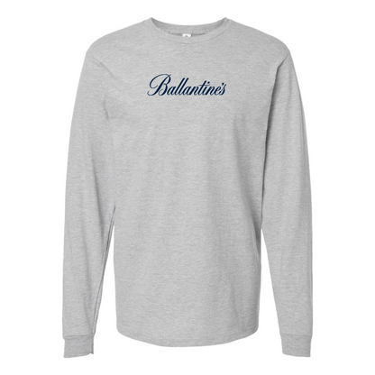 Men's Ballantines Logo Cotton Long Sleeve T-Shirt