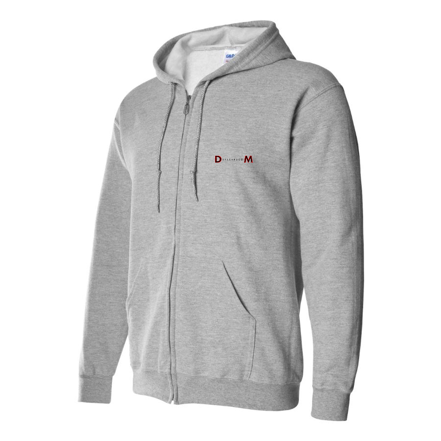 Men's Depeche Mode Logo Zipper Hoodie